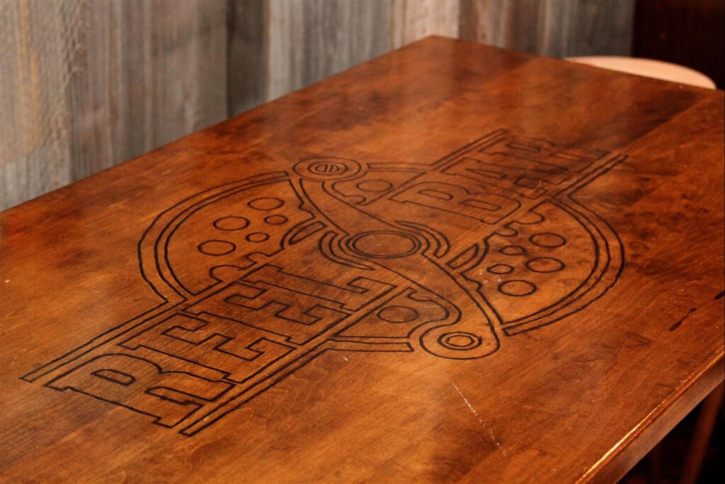 Bar and dining space